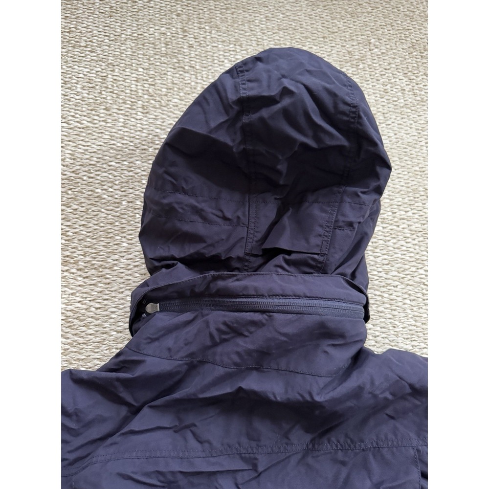 mens patagonia isthmus parka large Hoodie‎ Navy Jacket Sherpa - Picture 10 of 10